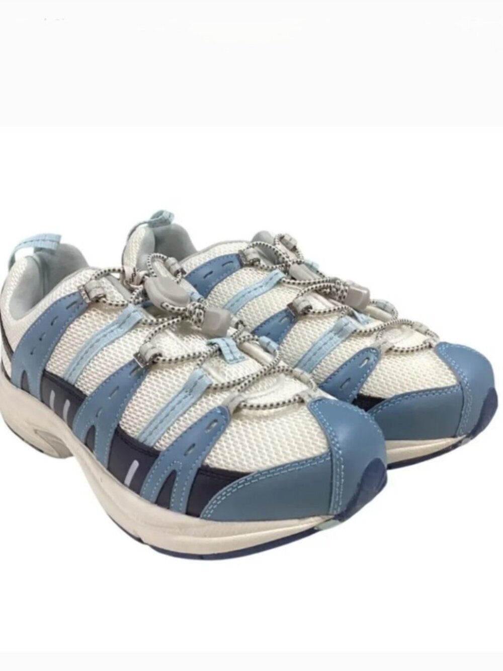 Dr Comfort Athletic Shoes Women 9W Blue White Refresh Therapeutic Sneaker NEW